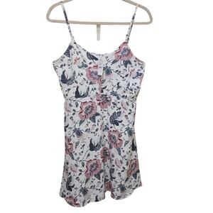 LOFT Sz14 NWT Tank Dress. Large floral design. Cottagecore. Beach. Coastal. Fun
